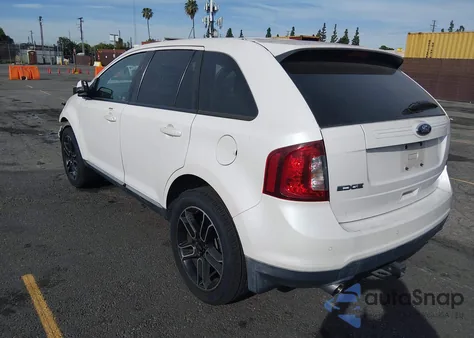 2013 Ford Edge Sel z USA, uszkodzony, nr VIN 2FMDK3JC2DBE38234